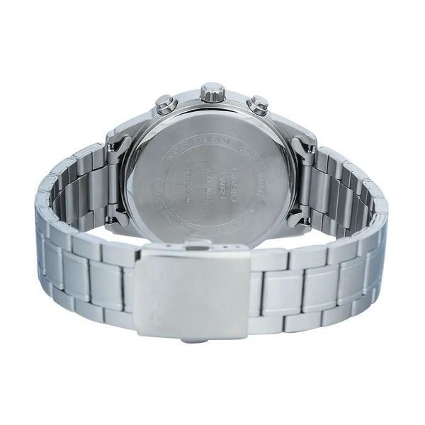 Мужские часы CASIO MTP-E515D-2A1 с хронографом и синим циферблатом wr 50 m 119630493 фото