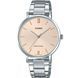 Женские часы CASIO LTP-VT01D-4B серебристые с розовым циферблатом LTP-VT01D-4B фото 1