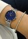Женские часы CASIO LTP-VT02D-2A серебристые с синим циферблатом 113882369 фото 9