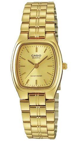 Жіночий годинник CASIO LTP-1169N-9A прямокутні золотистого кольору 107288000 фото