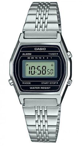 Женские часы CASIO Vintage LA690WEA-1EF серебристые электронные винтажные LA690WEA-1EF фото