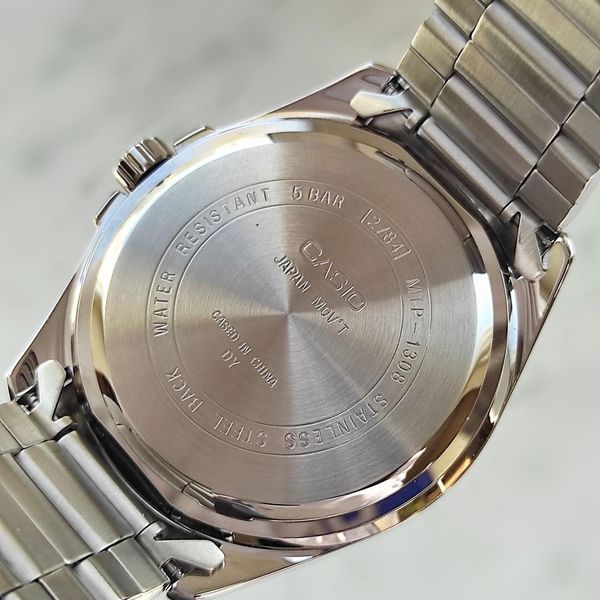 Чоловічий годинник CASIO MTP-1308D-1A масивний чорний циферблат WR 50 MTP-1308D-1A фото