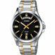 Чоловічий годинник CASIO MTP-1381G-1A комбінований Data Day з чорним циферблатом 104180190 фото 1