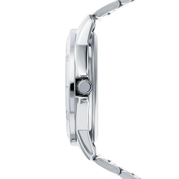 Мужские часы CASIO MTP-V006D-2B серебряные с синим циферблатом и цифрами MTP-V006D-2B фото