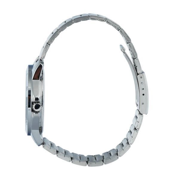 Мужские часы CASIO MTP-V006D-2B серебряные с синим циферблатом и цифрами MTP-V006D-2B фото