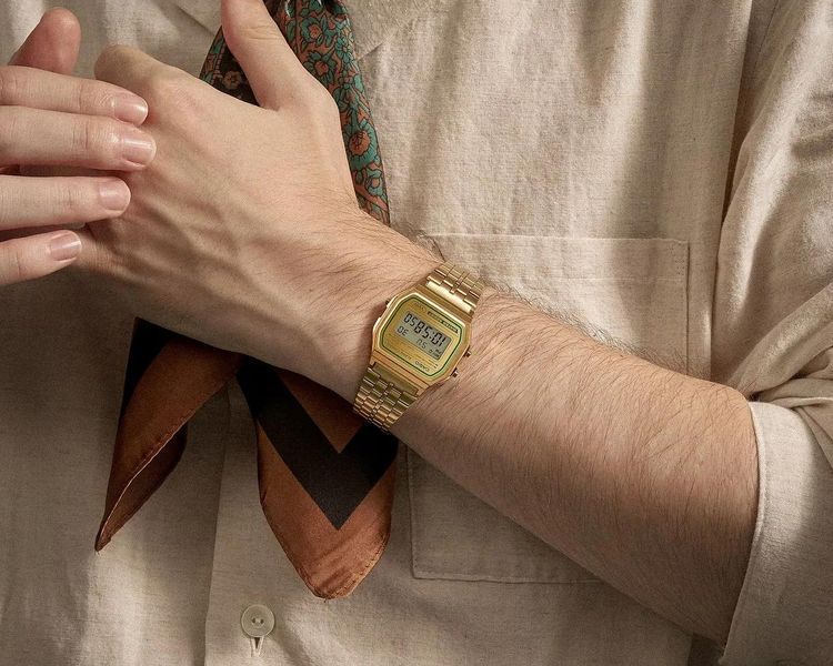 Чоловічий годинник Casio Vintage A158WEGV-9A 113883023 фото