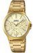 Жіночий годинник CASIO LTP-V300G-9A золотистий з хронографом та золотистим циферблатом 113882574 фото 1