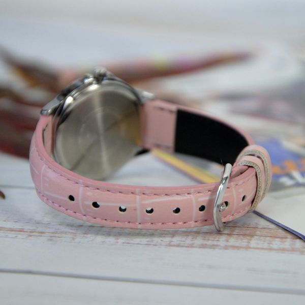 Жіночий годинник CASIO LTP-V300L-4A з хронографом на шкіряному ремінці 113882107 фото