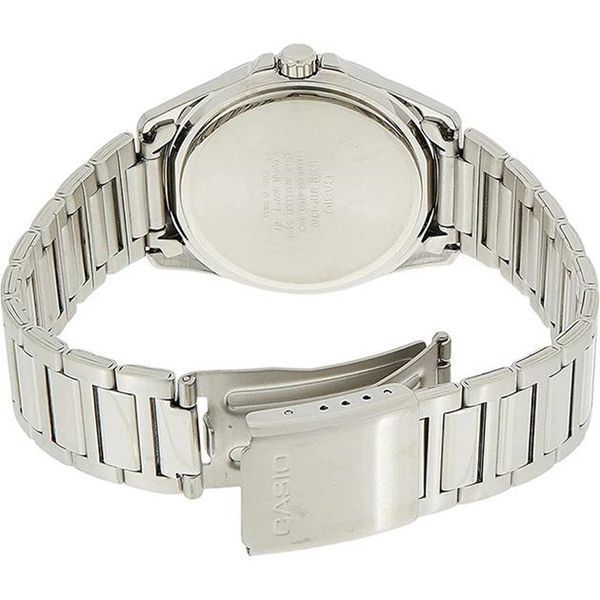 Чоловічий годинник CASIO MTP-1370D-7A3V Data Day сріблястий з сріблястим циферблатом та датою 122705206 фото