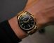 Чоловічий годинник CASIO MTP-1370G-1A Data Day золотистий з чорним циферблатом та датою 122705178 фото 6