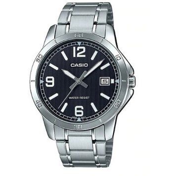 Чоловічий годинник CASIO MTP-V004D-1B2UDF сріблясті з арабськими цифрами 104524107 фото