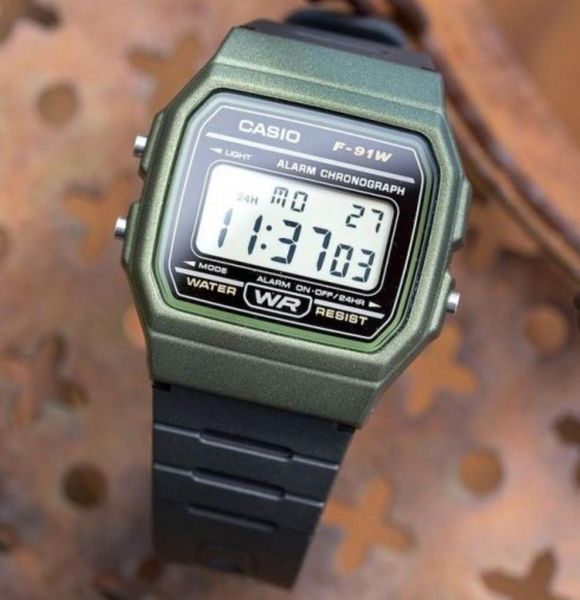 Наручные часы CASIO Vintage F-91WM-3A 113881963 фото