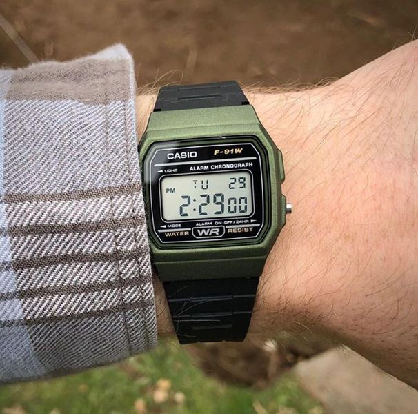 Наручные часы CASIO Vintage F-91WM-3A 113881963 фото
