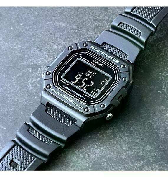 Мужские наручные часы CASIO W-218H-1B W-218H-1B фото