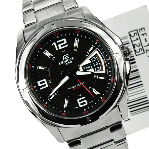 Наручний годинник чоловічий CASIO EDIFICE EF-129D-1A EF-129D-1A фото
