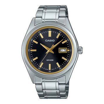 Чоловічий годинник Casio MTP-B180D-1A2 сріблястий з чорним циферблатом та датою WR 50 M 114902166 фото