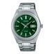 Чоловічий годинник Casio MTP-B180D-3A сріблястий з зеленим циферблатом та датою WR 50 M 113883025 фото 1