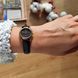 Женские часы Casio LTP-1094Q-1A золотистые с черным циферблатом и кожаным ремешком 113882449 фото 5