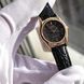 Женские часы Casio LTP-1094Q-1A золотистые с черным циферблатом и кожаным ремешком 113882449 фото 8