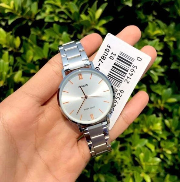 Жіночий годинник CASIO LTP-VT01D-7B сріблясті з сріблястим циферблатом 113882322 фото
