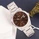 Мужские часы CASIO MTP-1302DD-5AV серебристые с шоколадным цветом циферблата 104136424 фото 3