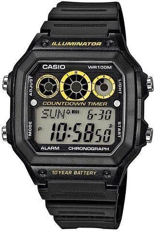 Чоловічий годинник Casio AE-1300WH-1A 113881930 фото