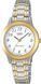 Женские часы CASIO LTP-1128G-7B комбинированные с белым циферблатом 114902123 фото 1