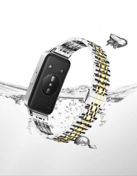 Сталевий комбінований глянцевий литий універсальний браслет для годинника 18 мм PREMIUM ремінець із прихованою застібкою 754123122 фото