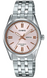 Жіночий годинник CASIO LTP-1335D-4A сріблясті з рожевим циферблатом 104831561 фото 1