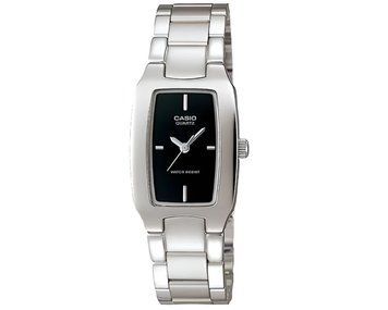 Жіночий годинник CASIO LTP-1165A-1C прямокутний з чорним циферблатом 882828454 фото