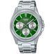 Чоловічий годинник CASIO MTP-1375D-3AVDF з хронографом та зеленим циферблатом 104100640 фото 1