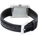 Женские часы CASIO LTP-1234LL-7A серебристые прямоугольные на кожаном ремешке 80003199 фото 3