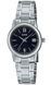 Женские часы CASIO LTP-V002D-1B3UDF серебристые с черным циферблатом 104853596 фото 1
