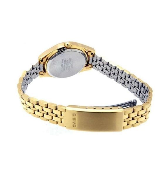 Женские часы CASIO LTP-1129N-7A золотистые с белым циферблатом 114902128 фото