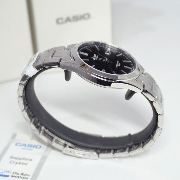 Чоловічий годинник CASIO MTS-115D-1A сапфірове скло WR 50 3436504028030 фото