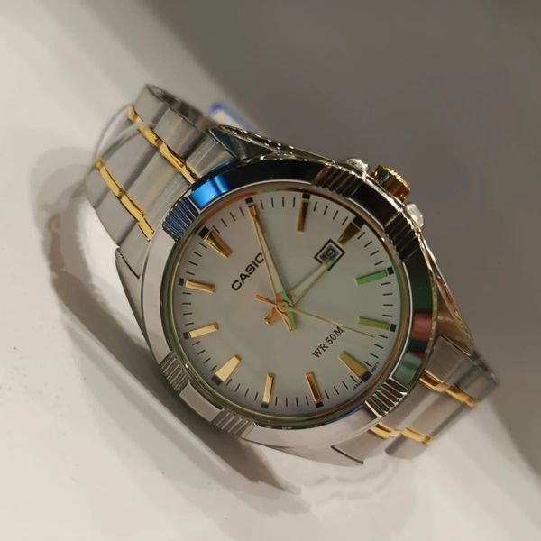 Чоловічий годинник CASIO MTP-1308SG-7A масивний комбінований WR 50 MTP-1308SG-7A фото