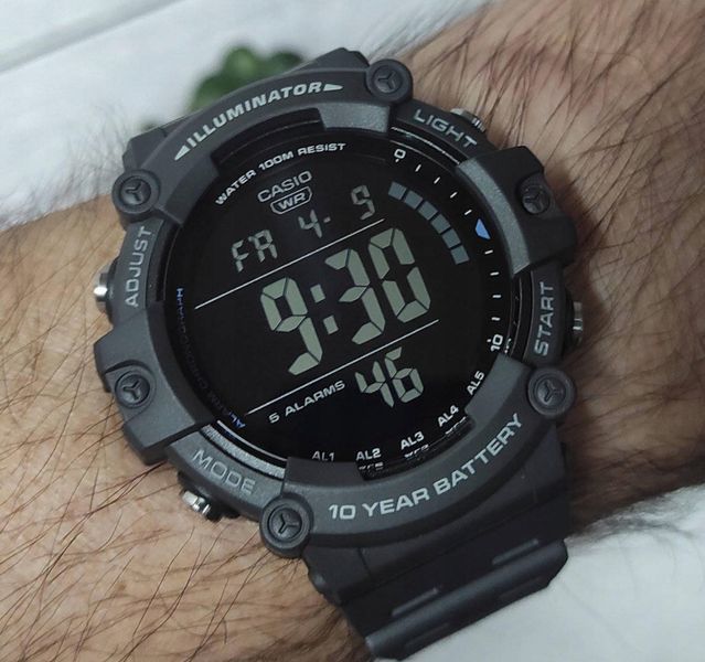 Чоловічий годинник CASIO AE-1500WH-8BVEF тактичний батарея 10 років 100 WR 104518528 фото