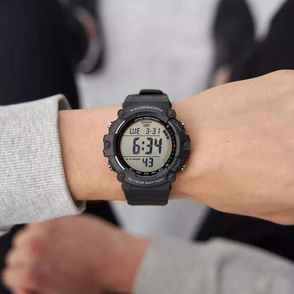 Чоловічий годинник CASIO AE-1500WHX-1A тактичний батарея 10 років 100 WR 104518540 фото