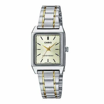 Женские часы CASIO LTP-V007SG-9E прямоугольные комбинированные LTP-V007SG-9E фото