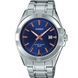 Мужские часы CASIO CASIO MTP-1308D-2A массивный синий циферблат WR 50 CASIO MTP-1308D-2A фото 1