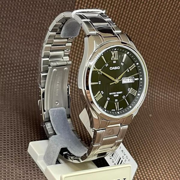 Чоловічий годинник CASIO MTP-1384D-1A Data Day з чорним циферблатом 100 wr 104064817 фото
