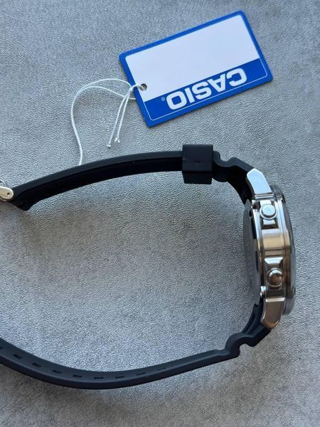 Чоловічий годинник CASIO AMW-870A-2A з батареєю на 10 років з каучуковим ремінцем 107889575 фото