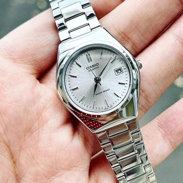 Жіночий годинник CASIO LTP-1170A-7A сріблястий з сріблястим циферблатом 113882541 фото