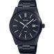 Чоловічий годинник CASIO MTP-VD03B-1AUDF Total Black класичний в чорному корпусі з шахматним циферблатом 104138925 фото 1