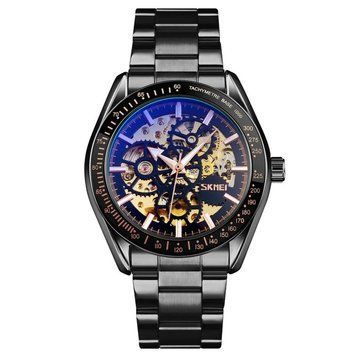 Механічний годинник Skmei black 1900 Skmei black 1900 фото